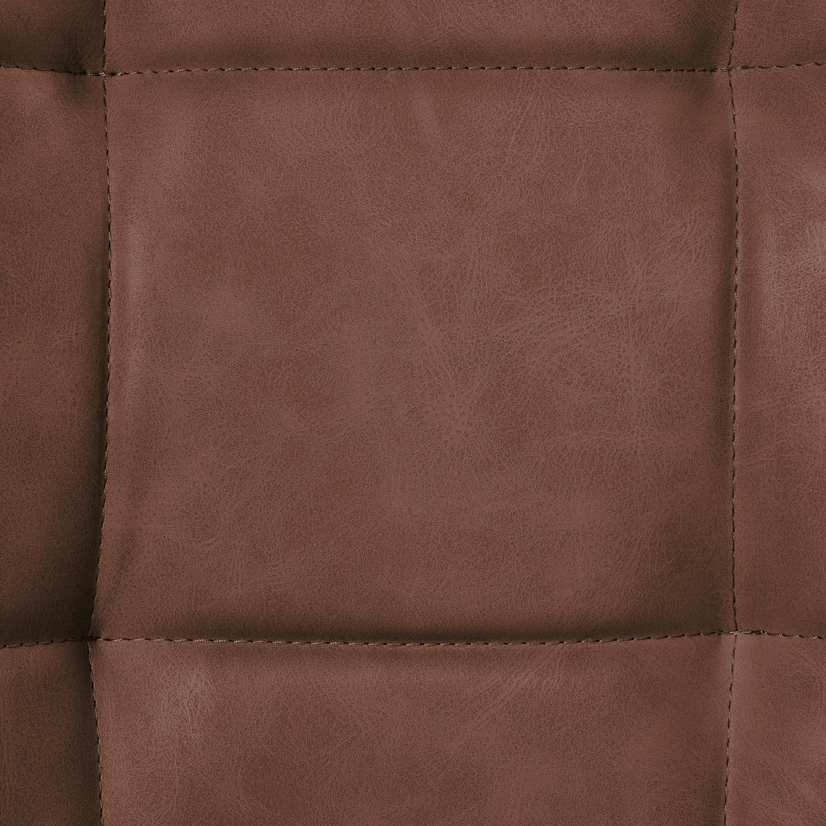 ESSZIMMERSTUHL 2er-Set Kunstleder Braun Melrose - Braun, Kunststoff (51/85/58cm) - Beliani
