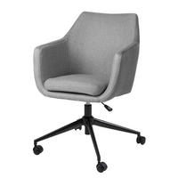 BÜRODREHSTUHL - Greige/Schwarz, Textil/Metall (58/95/58cm) - home24