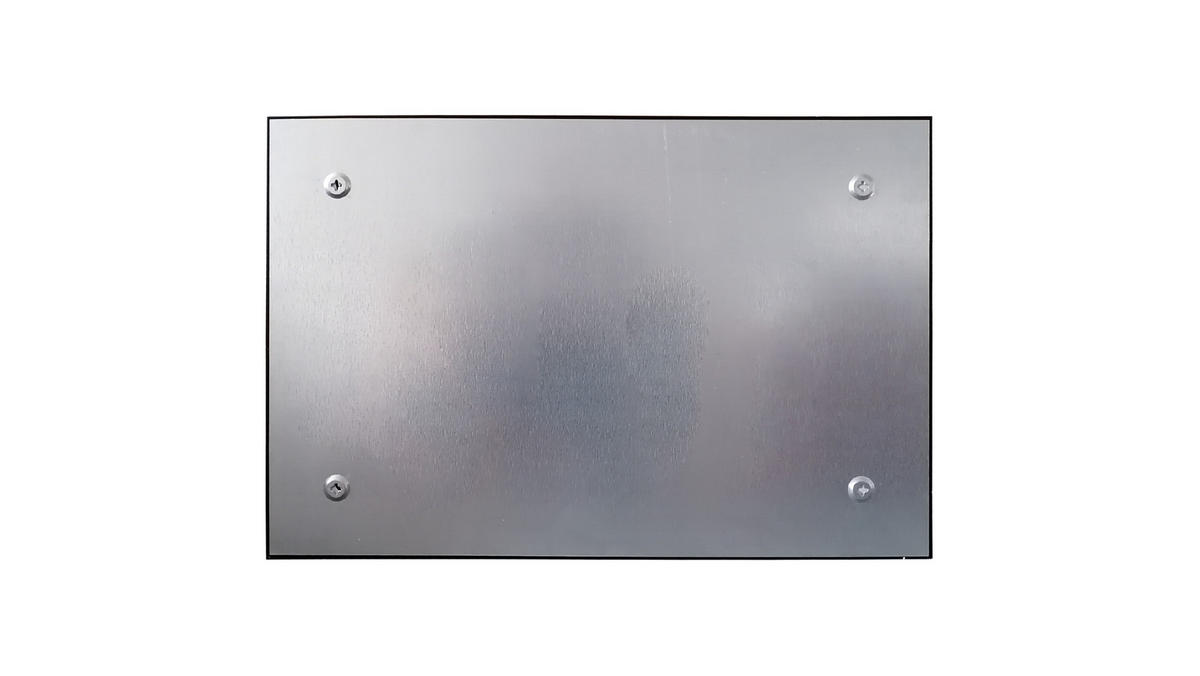 GLASBOARD, grau 60x40cm - rahmenloses Glasboard - Grau, Glas (60/40/0.7cm) - ALLboards