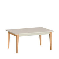 COUCHTISCH Windsor Kaschmir, auf hohen Holzbeinen - Kaschmir, Holzwerkstoff (68/90/40cm) - Bettso