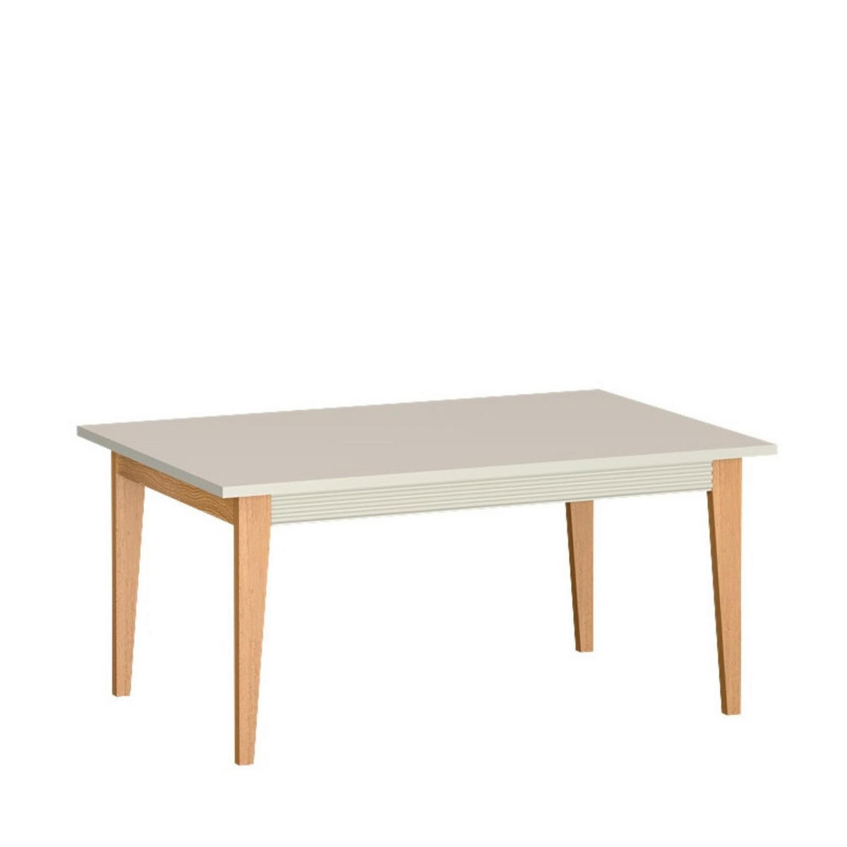 COUCHTISCH Windsor Kaschmir, auf hohen Holzbeinen - Kaschmir, Holzwerkstoff (68/90/40cm) - Bettso