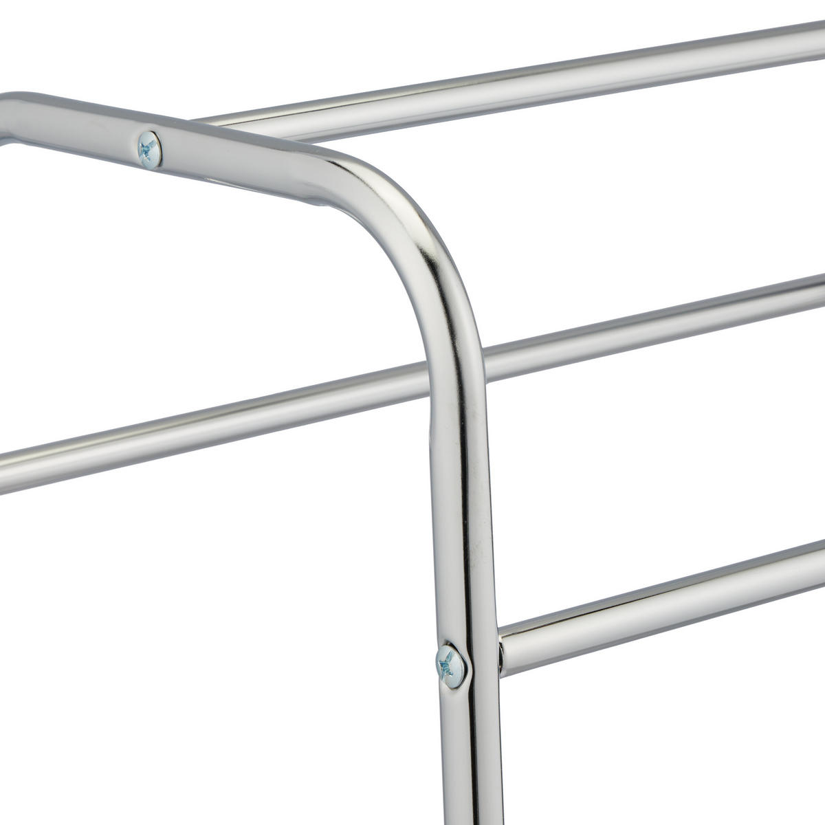 HANDTUCHHALTER - Silberfarben, Kunststoff/Metall (63/78/26.5cm) - Relaxdays