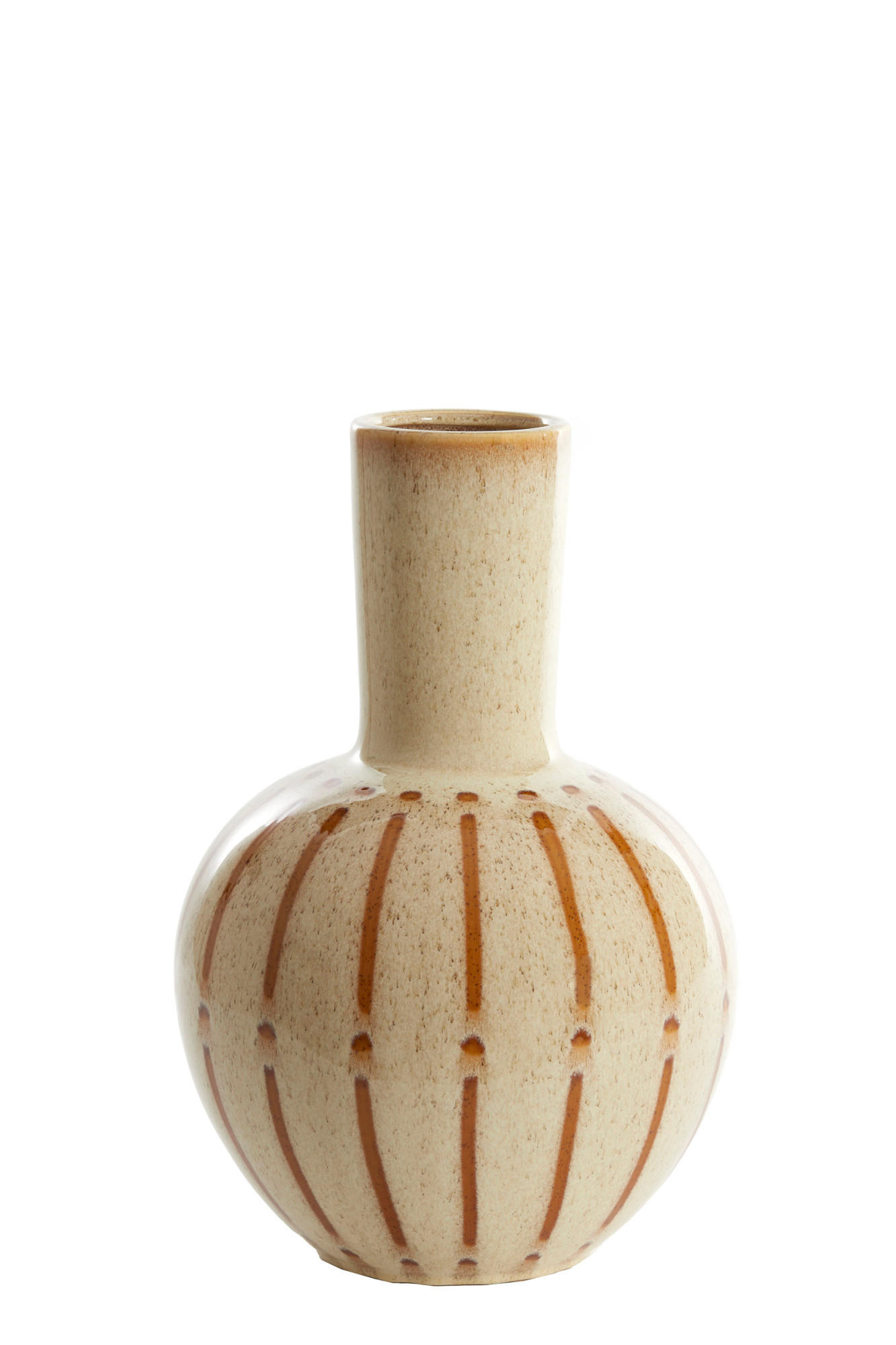 VASE Ulloa Braun Ø28,5/42 cm - Braun, Keramik (42cm) - Light & Living