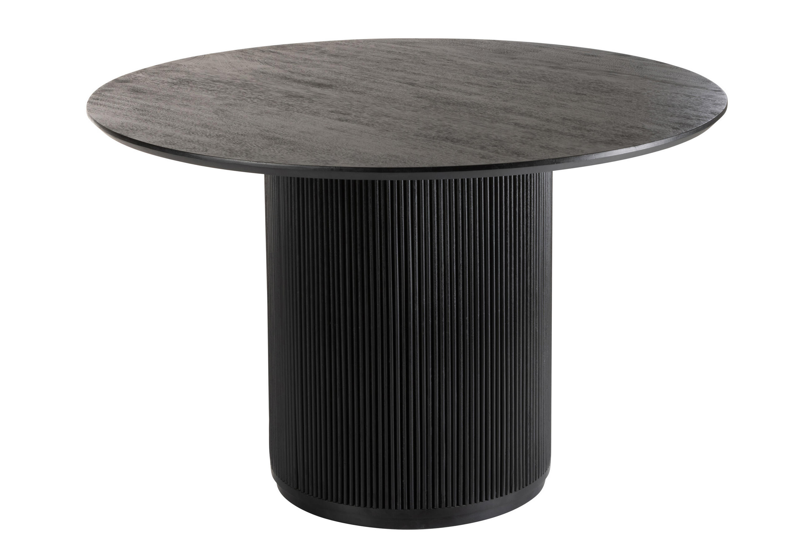 TISCH VINCENT - Holz - Schwarz - L - Schwarz, Holz (120/120/76cm) - J-Line