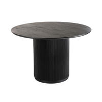 TISCH VINCENT - Holz - Schwarz - L - Schwarz, Holz (120/120/76cm) - J-Line
