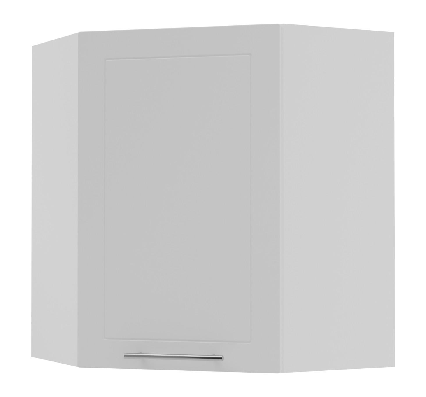 Feldmann-Wohnen Küchenhängeschrank Weiß, Weiß 60x72x60 cm