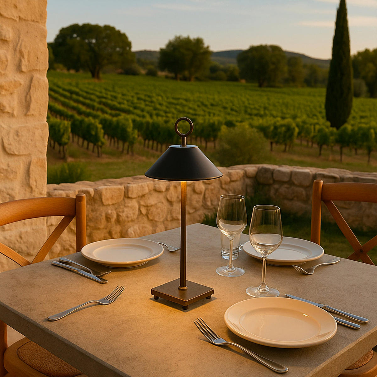 AKKULOSE MARAIS schwarz - Schwarz, Metall (15/15/33.5cm) - Lumisky