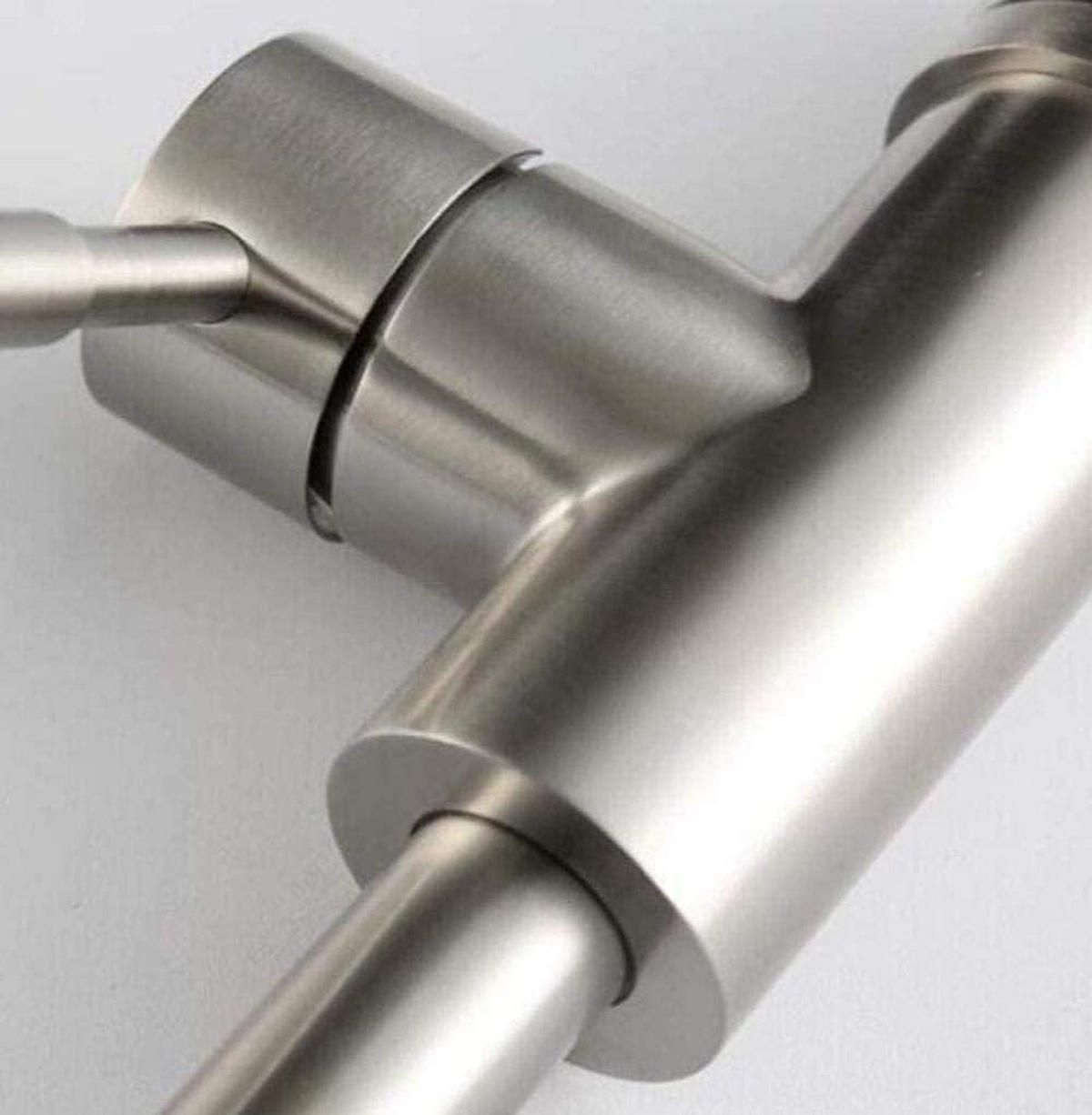 BADEZIMMERARMATUR, 35 x 18 cm, silber - Silberfarben, Metall (42/7.7/7.7cm) - Vallsero