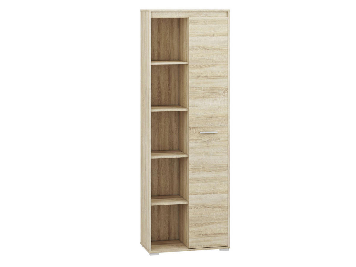 WOHNZIMMER Set 5-tlg. – Avo – Eichefarben - Eichefarben, Holzwerkstoff (48/200/34cm) - hi-markt