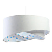 HÄNGELEUCHTE Blau 50/23 cm - Blau, Kunststoff (50/1/23cm) - ONZENO