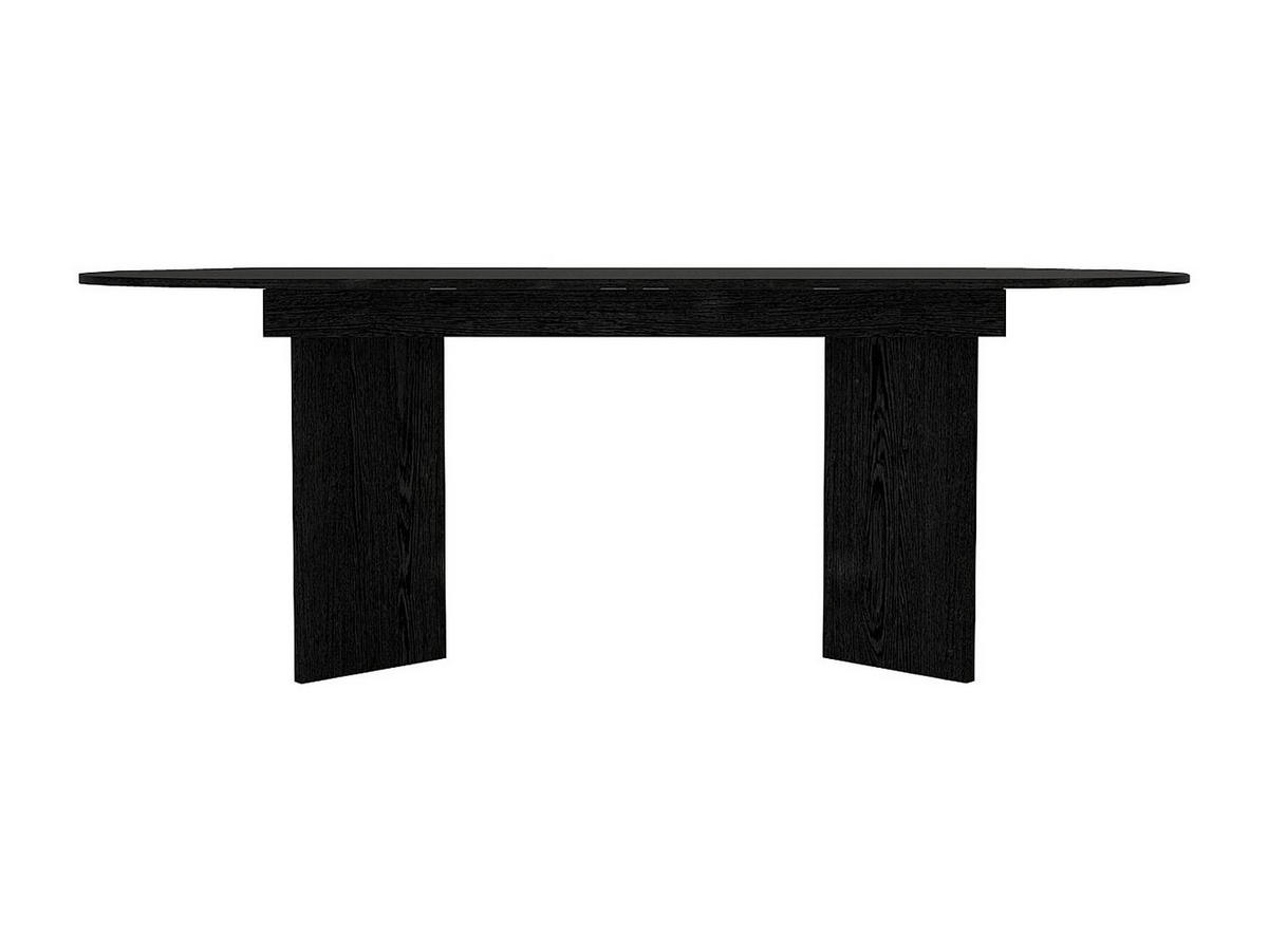 ESSTISCH - 6 Personen, 8 Personen, 10 Personen - Holz, Platte - Schwarz TOPANIA - Schwarz, Holz (89.4/260/78cm) - Vente-Unique