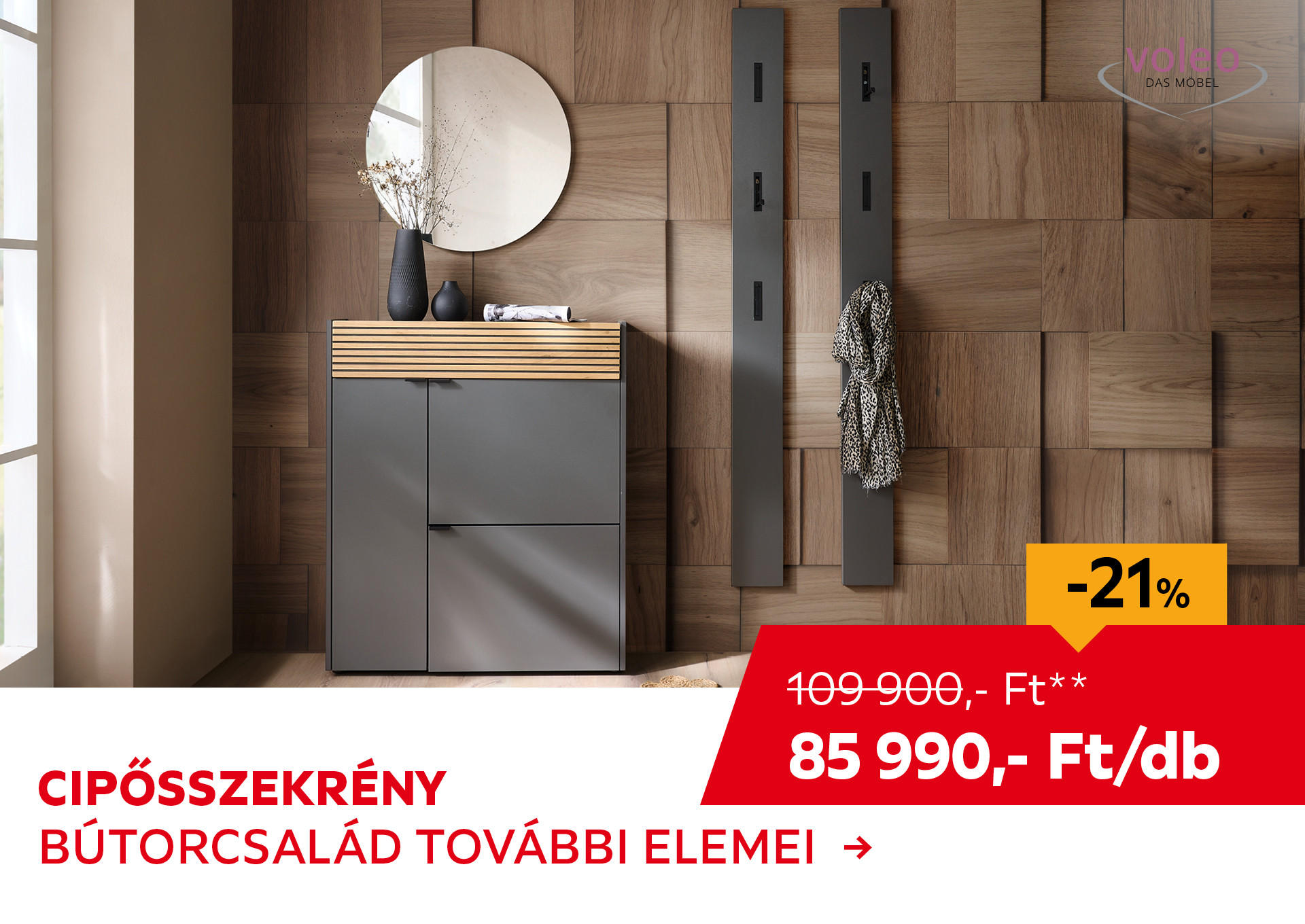 CIPŐSSZEKRÉNY Kiemelt termék 109900 Ft.- helyett 85990 Ft.-