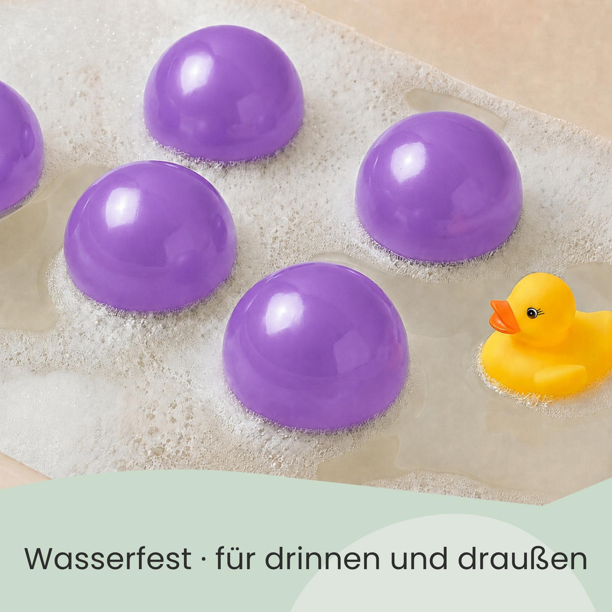 BÄLLEBAD-BÄLLE 50 Stück, Lila, 5.5 cm - Lila, Kunststoff (5.5/5.5/5.5cm) - Littletom