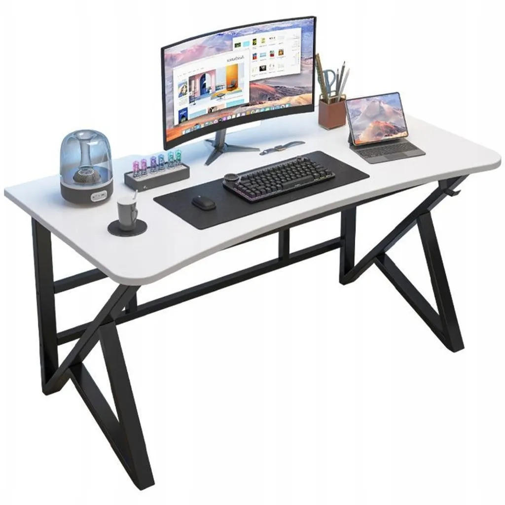 SCHREIBTISCH, weiß 120/60/75cm - Weiß, Holzwerkstoff (60/120/75cm)