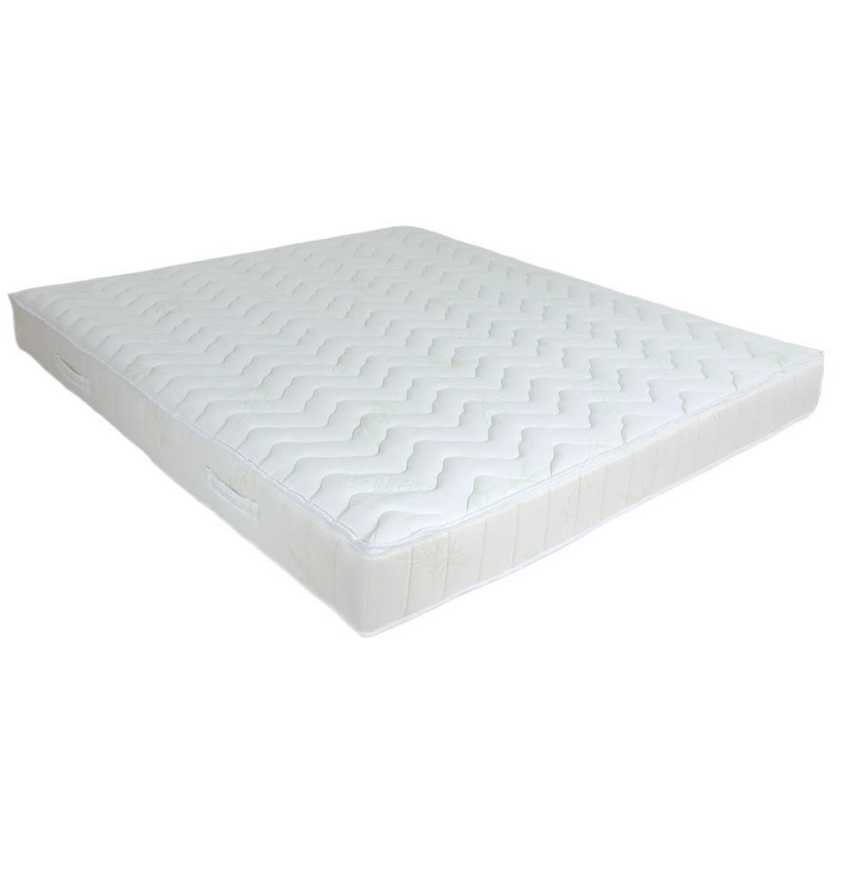 MATRATZE Lux Latex Weiß 200x200 cm H2 - Höhe 20 cm - Weiß, Textil (200/200cm) - Letti Moderni