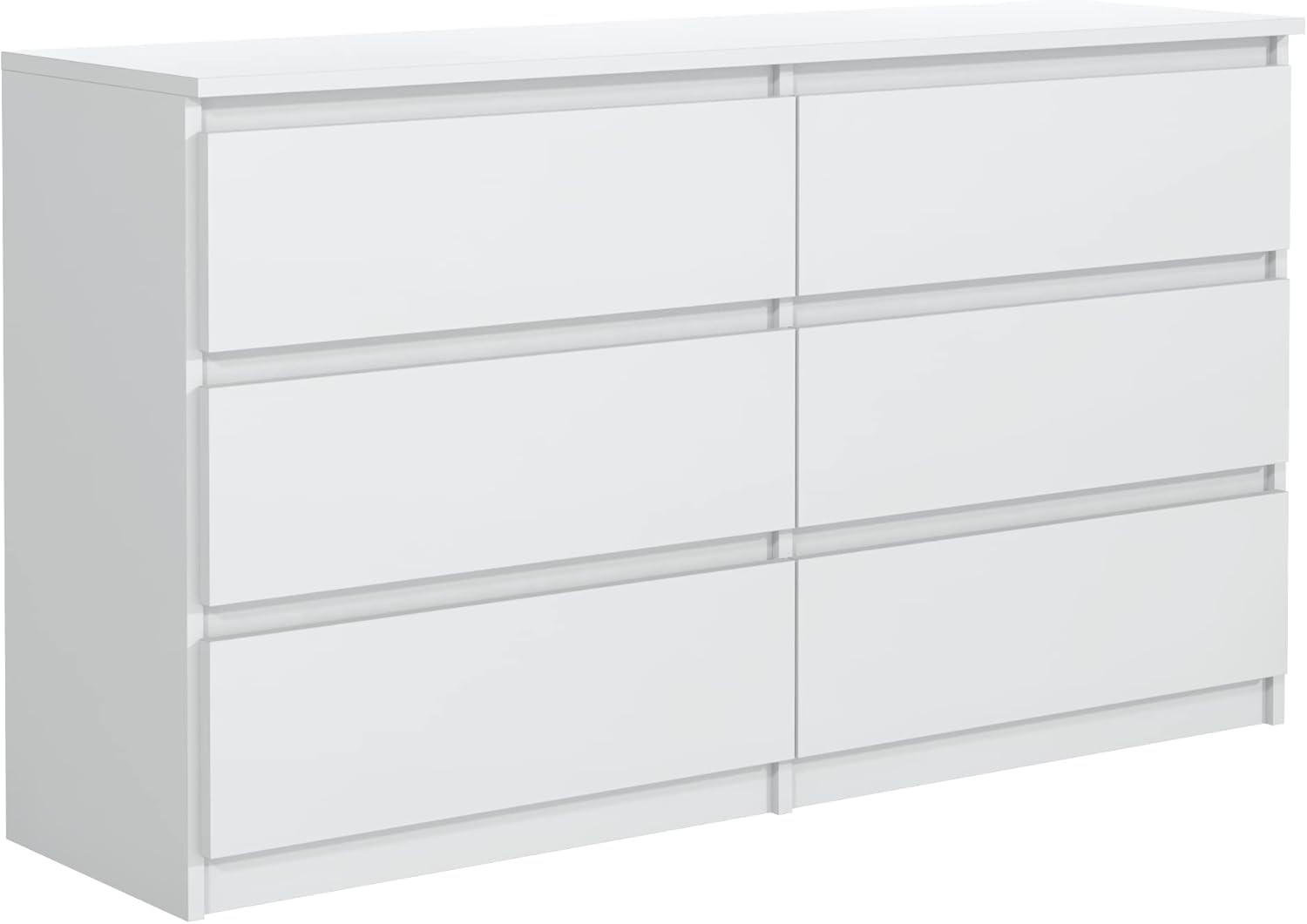 Mobelsta Kommode Weiß 138.5x78.5x39 cm