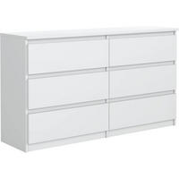 KOMMODE 140 Weiß 138,5x39x78,5 cm - Weiß, Holzwerkstoff (138.5/78.5/39cm) - Mobelsta