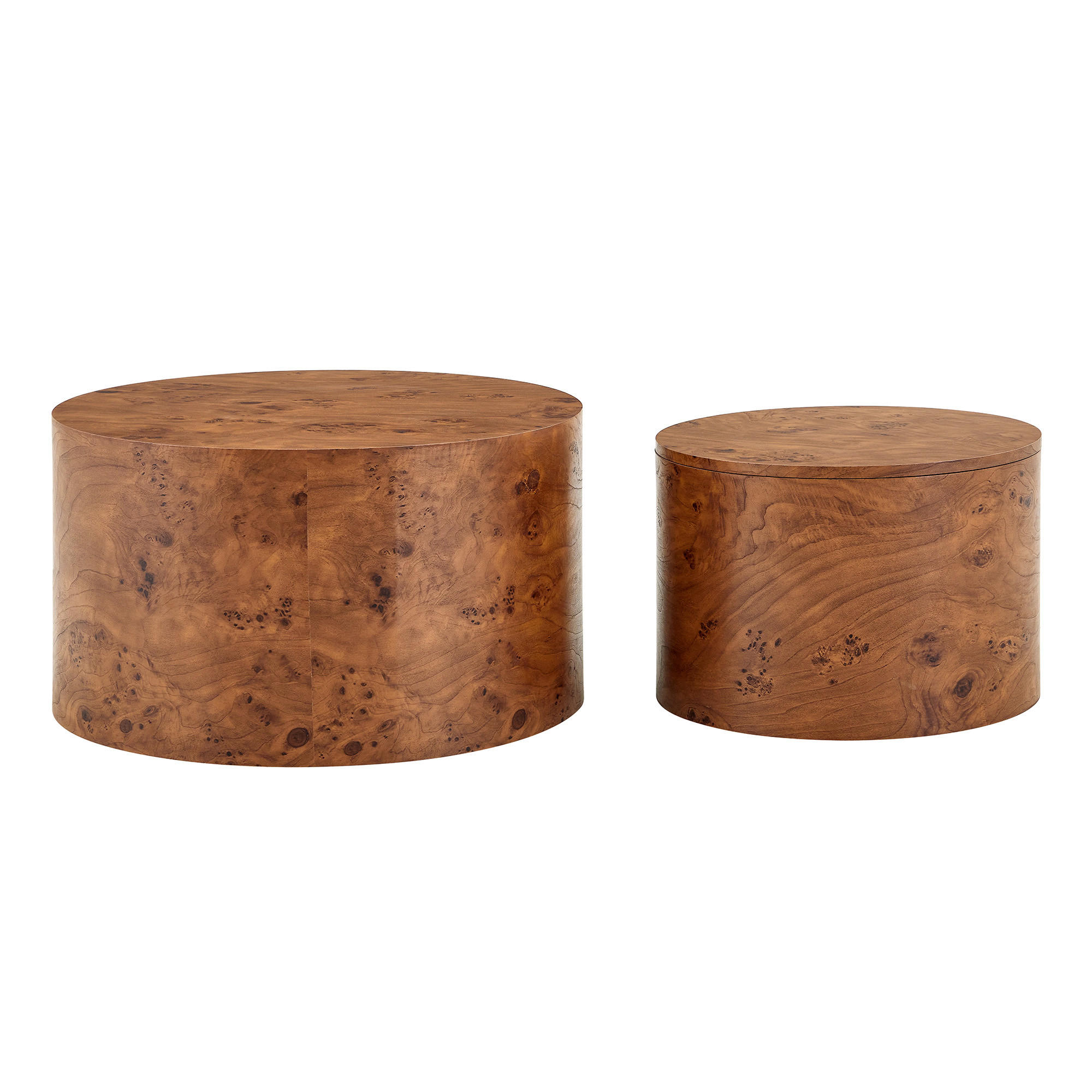 XXXLutz Couchtisch-Set Braun 62.8x35x62.8 cm