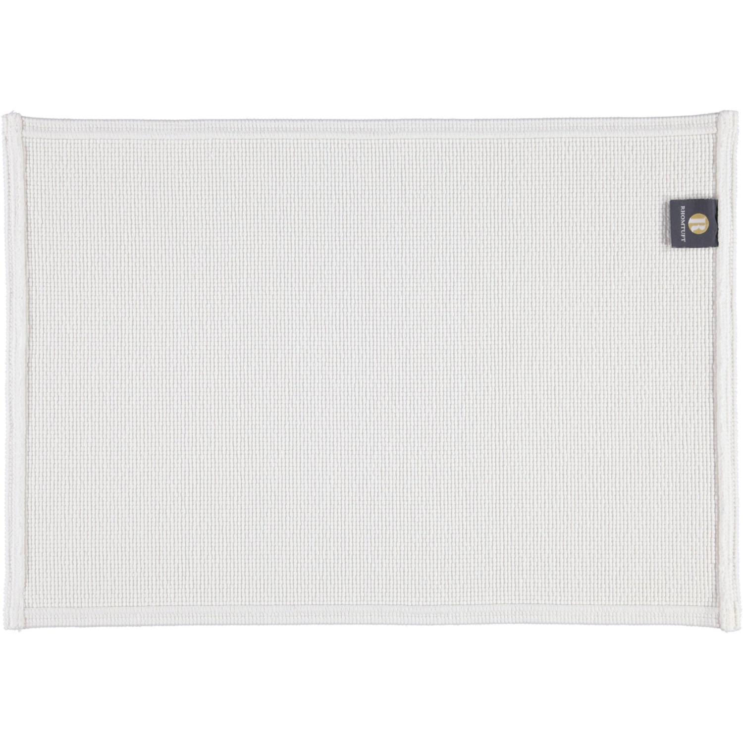 BADEMATTEN PLAIN WEISS - 01 - Weiß, Textil (50/70cm) - Rhomtuft