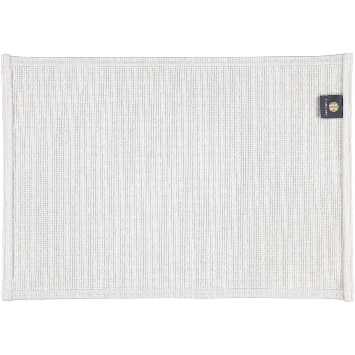 BADEMATTEN PLAIN WEISS - 01 - Weiß, Textil (50/70cm) - Rhomtuft