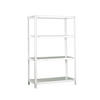 SCHRAUBREGAL PANDA MID | HxBxT 150x80x40cm | Fachlast 75kg | Weiß - Weiß, Metall (80/150/40cm) - PROREGAL