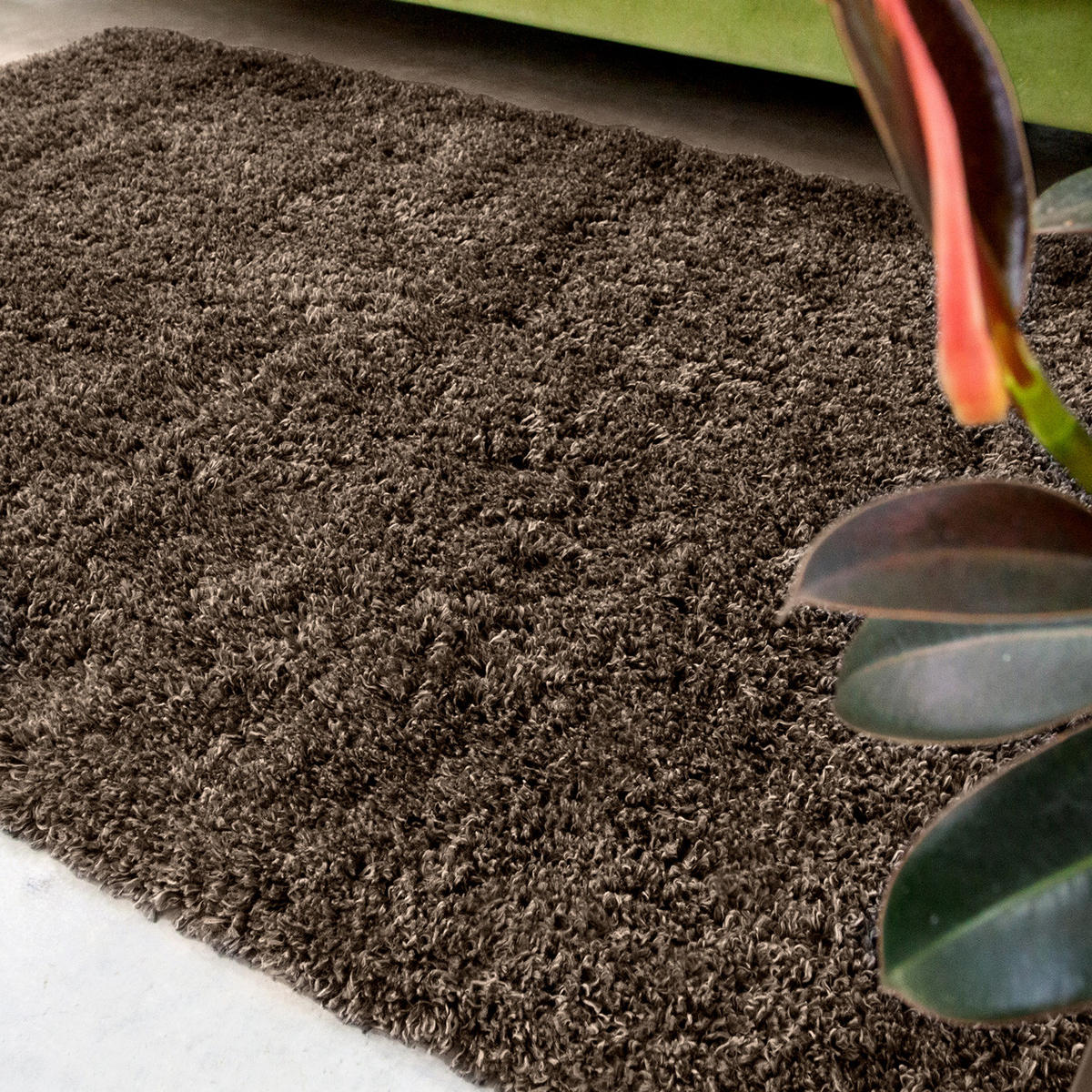 HOCHFLORTEPPICH Schokoladenbraun - Braun, Naturmaterialien/Textil (200/290cm) - Kukoon Rugs