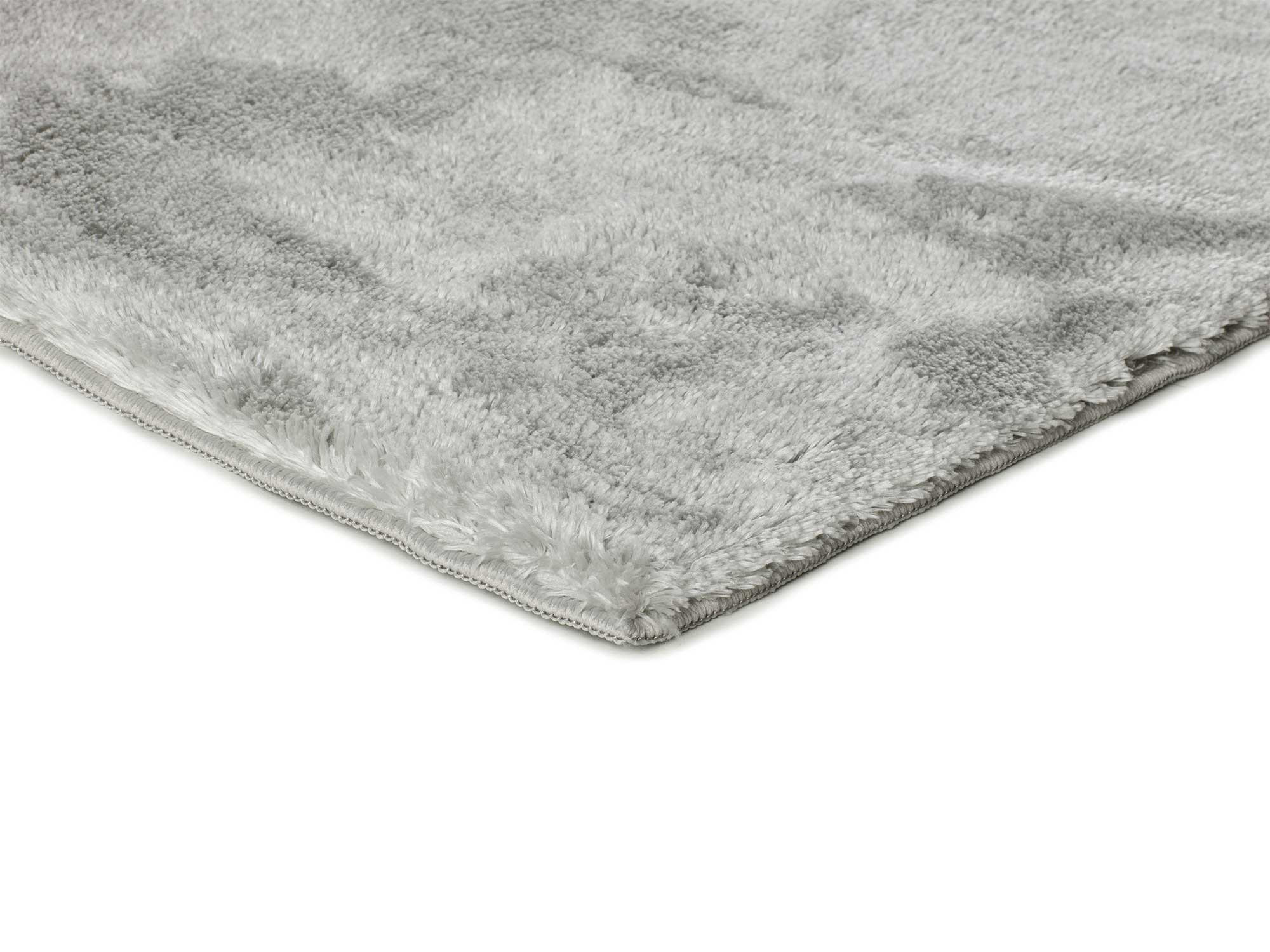 HOCHFLORTEPPICH Silber Roma 160/230 cm - Silberfarben, Kunststoff/Textil (160/230cm) - Atticgo