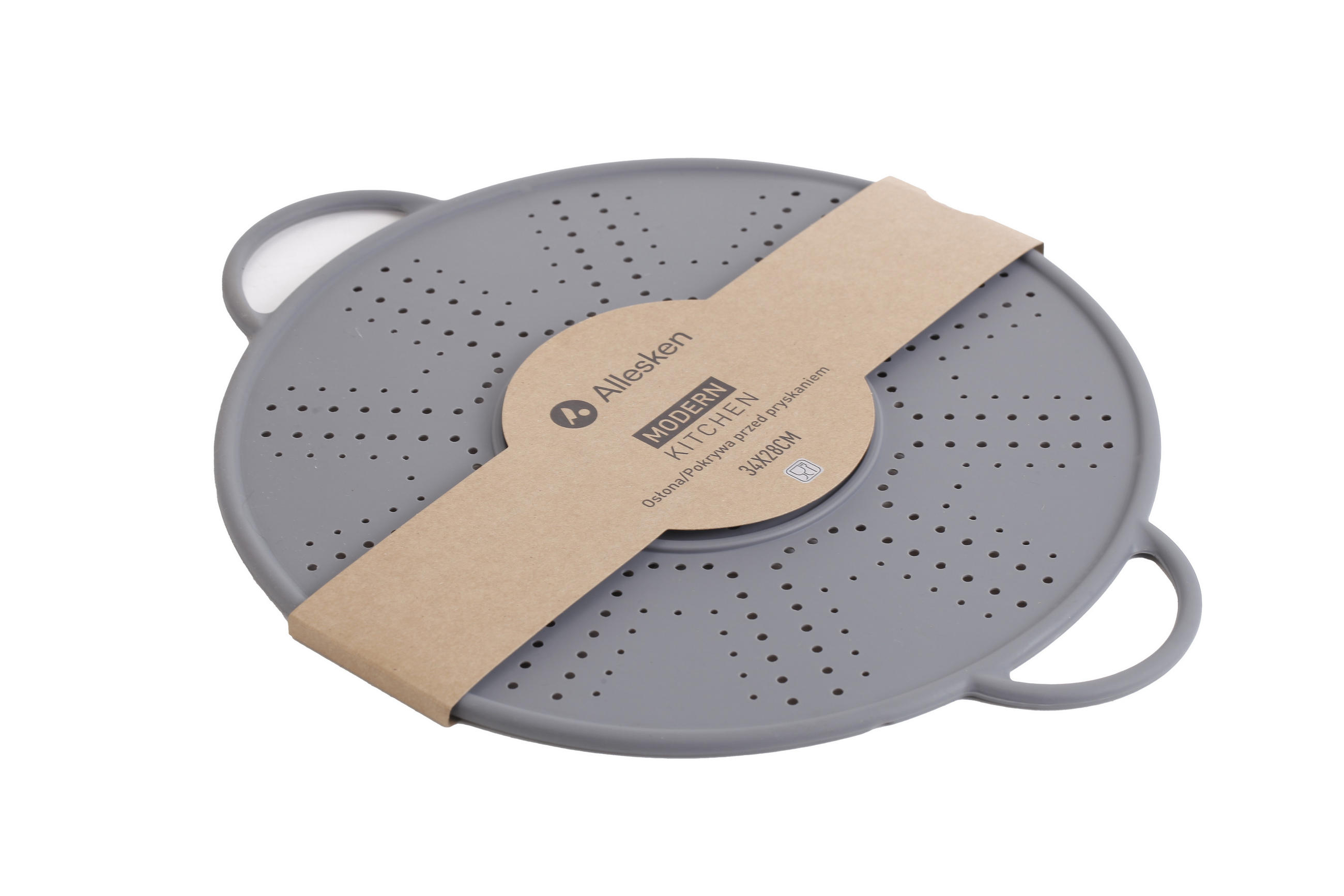 SPRITZSCHUTZ Modern Kitchen Grau 34.3/28/2 cm Kunstoff - Grau, Kunststoff (28cm) - Mondex