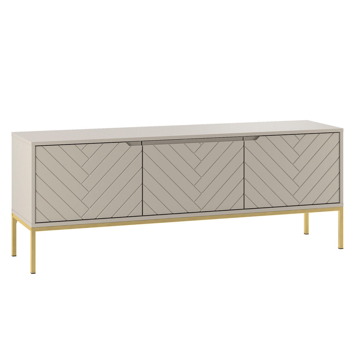 TV-MÖBEL Daria Kaschmir - Beige, Holzwerkstoff (151/77/39cm) - Petits-meubles