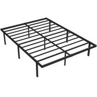 BETTGESTELL 140/200 cm DE-32877 9-Fuß-Struktur Schwarz - Schwarz, Metall (140/200cm) - ComfortXL