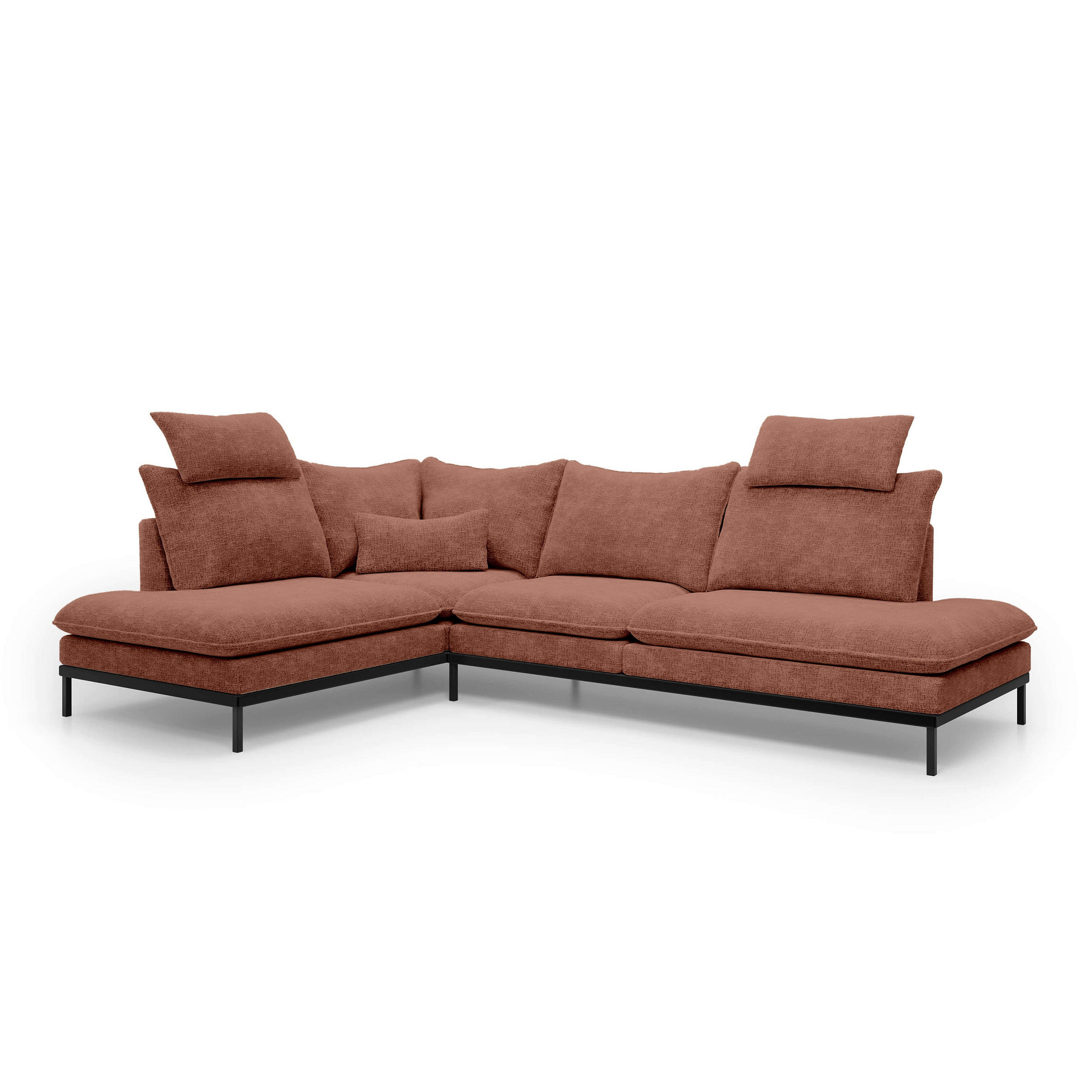 Pillovely Ecksofa Cappuccino 293x90x198 cm