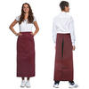 SCHÜRZE , Einheitsgröße, 65% Polyester, 35% Baumwolle, Rot - Bordeaux, Textil (95/100cm) - Zollner
