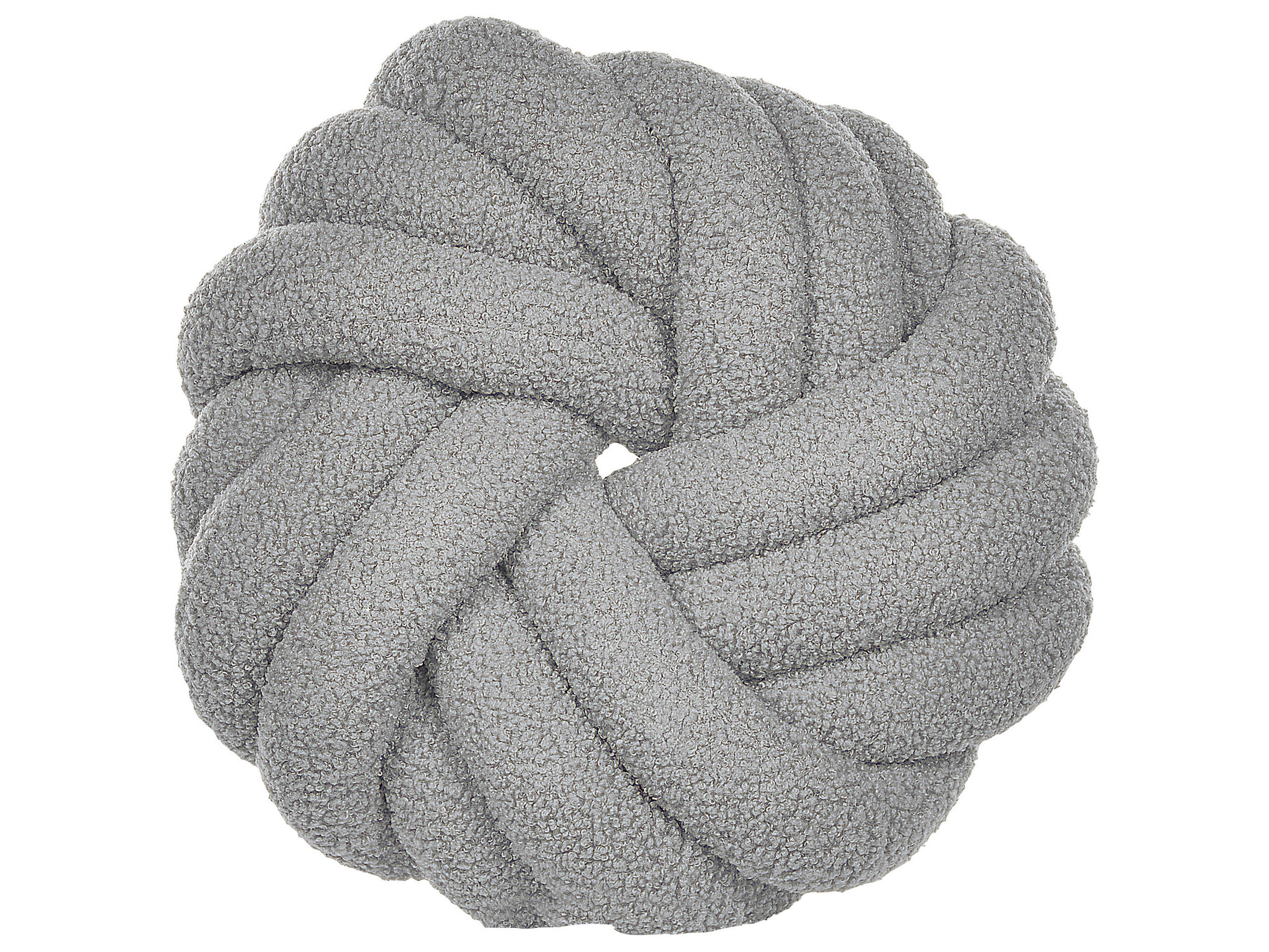 DEKOKISSEN Grau 31/31 cm Akola - Grau, Textil (31/31cm) - Beliani