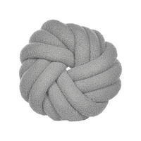 DEKOKISSEN Grau 31/31 cm Akola - Grau, Textil (31/31cm) - Beliani