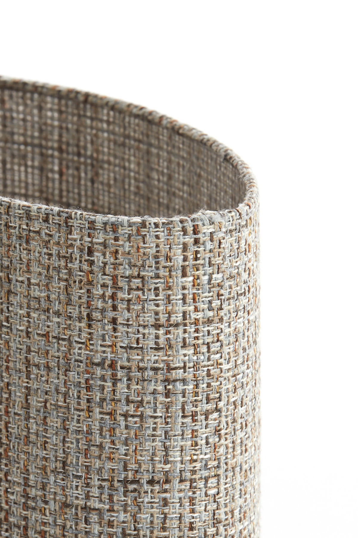 LAMPENSCHIRM Okavi Braun 38/17.5/28 cm - Braun, Textil (38/17.5/28cm) - Light & Living