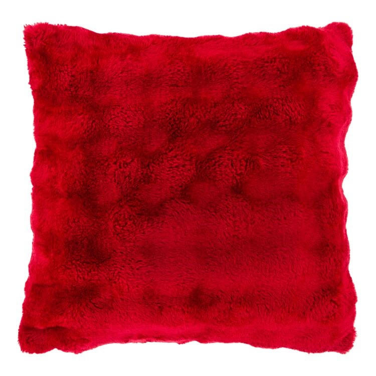 KISSEN Tina - Rot - 45/45/ cm - Rot, Textil (45/45cm) - Unique Living