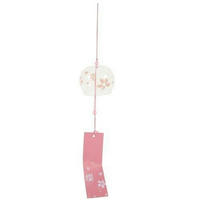 WINDSPIEL Glas Rosa 7 x 6 x 6 cm - Rosa, Glas (8/7/7cm)