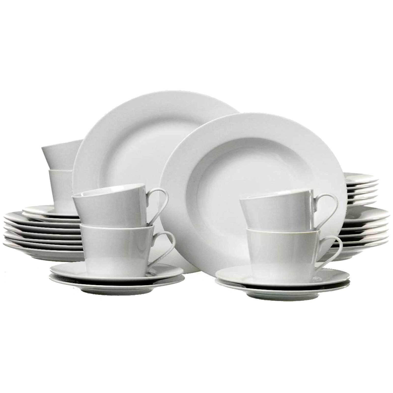 KOMBISERVICE Bianco weiß 30er Set - Weiß, Keramik (38.61/34.59/48.59cm) - Ritzenhoff Breker