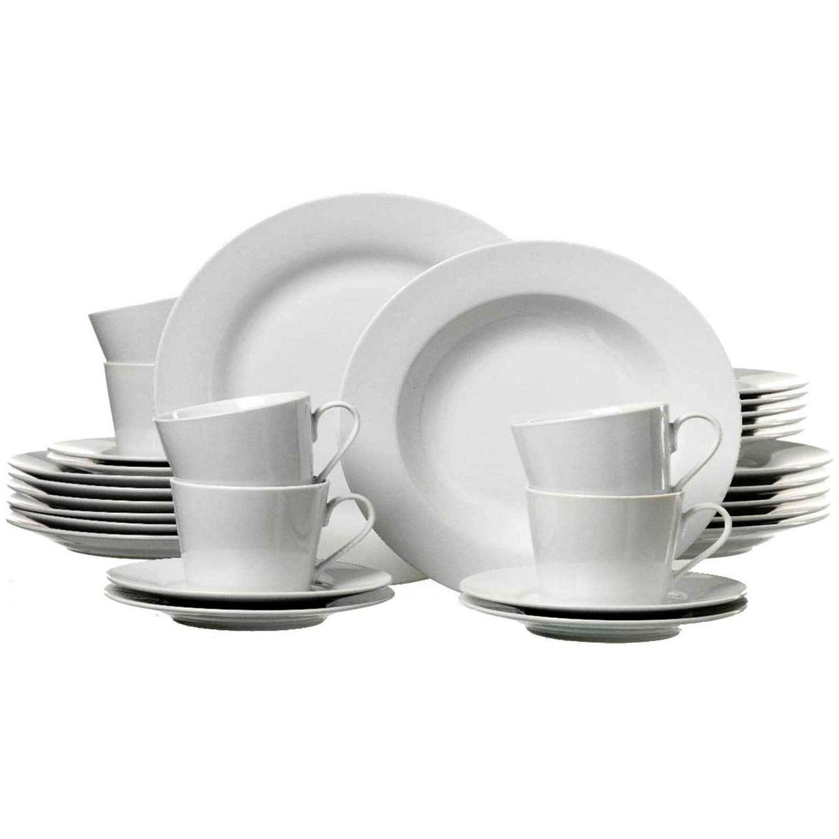 KOMBISERVICE Bianco weiß 30er Set - Weiß, Keramik (38.61/34.59/48.59cm) - Ritzenhoff Breker