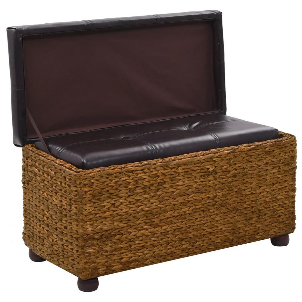SITZBANK 2er Set Seegras Braun - Braun, Naturmaterialen (40/45/85cm) - vidaXL