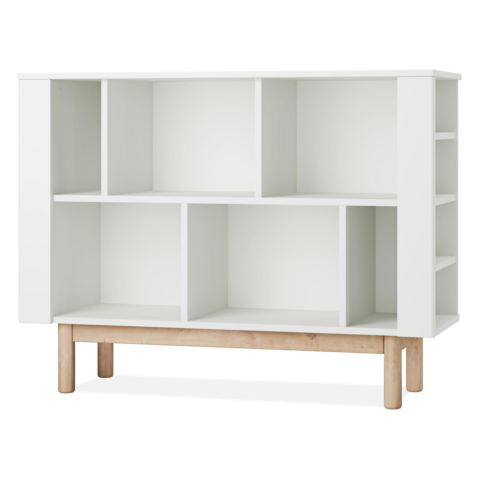 KINDERREGAL Lotti - Weiß, Holz (120/91/40cm) - KONSIMO®