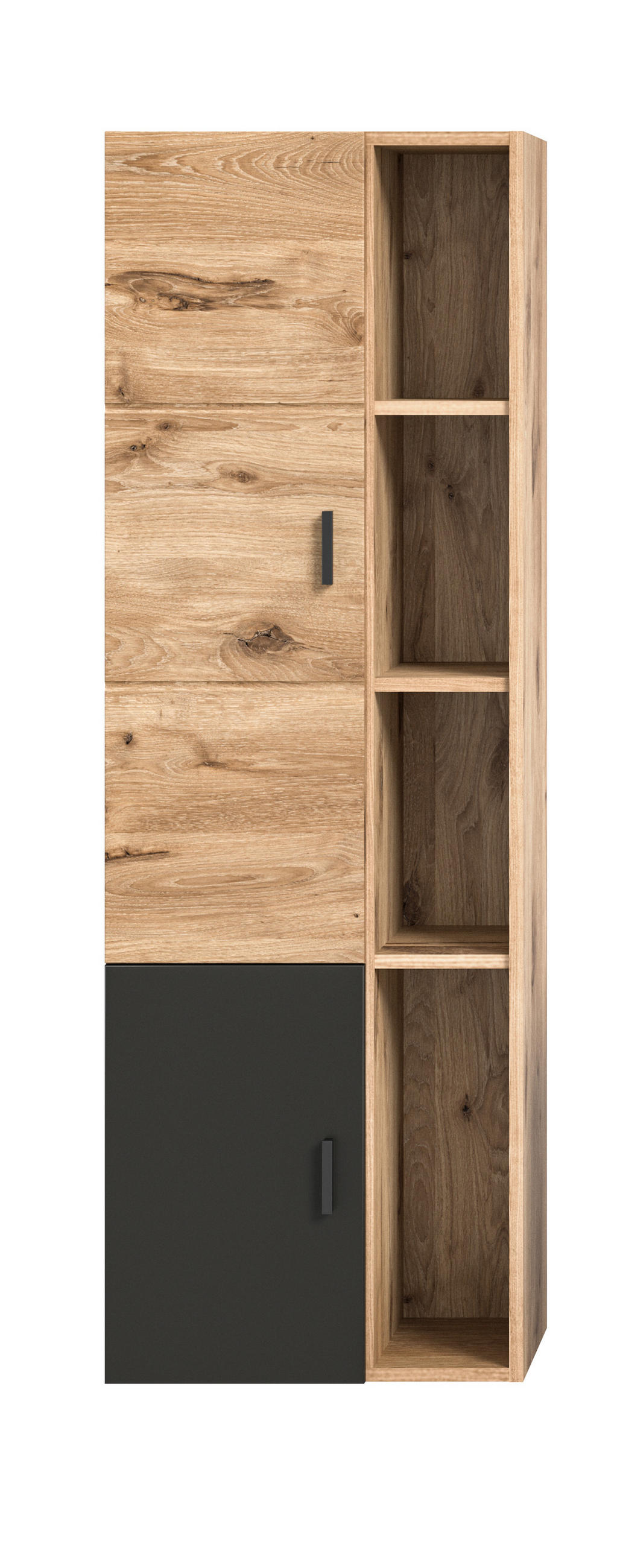 MIDISCHRANK GRADO (B/H/T: ca. 44/144/35 cm) in Nox Oak Nachbildung/Nox Oak - Eichefarben, Holzwerkstoff (44/144/35cm)