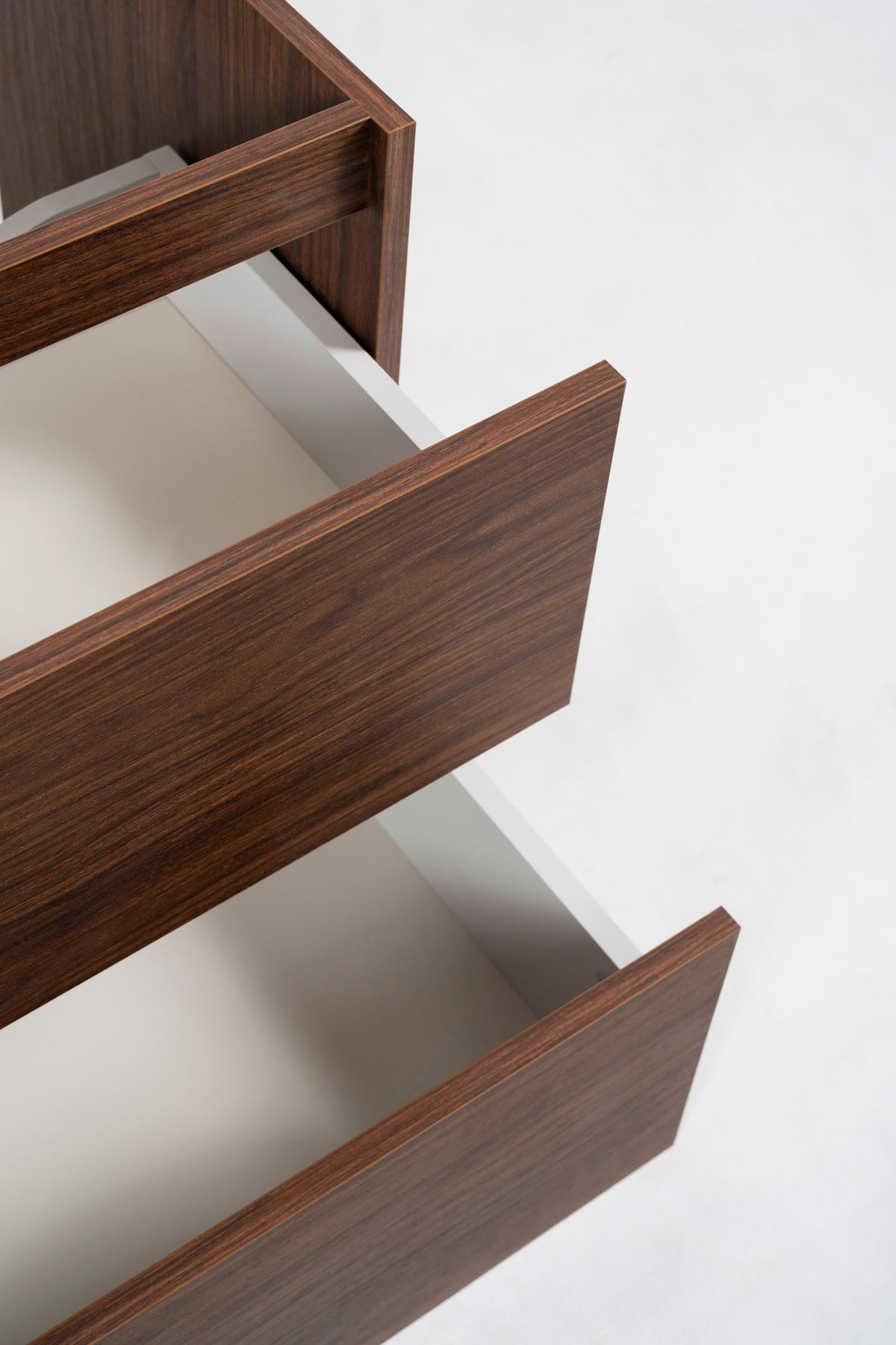 BADEZIMMERSCHRANK, Farbe: Eiche-Nussbaum, 80 x 46 x 60,7 cm, ohne Waschtischplatte - Eichefarben, Holzwerkstoff (80/60.7/46cm) - 3XE LIVING