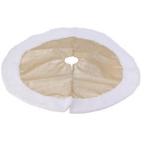 WEIHNACHTSBAUMHÜLLE Ø 90 cm - Weiß, Textil (90/90cm) - Home Styling Collection