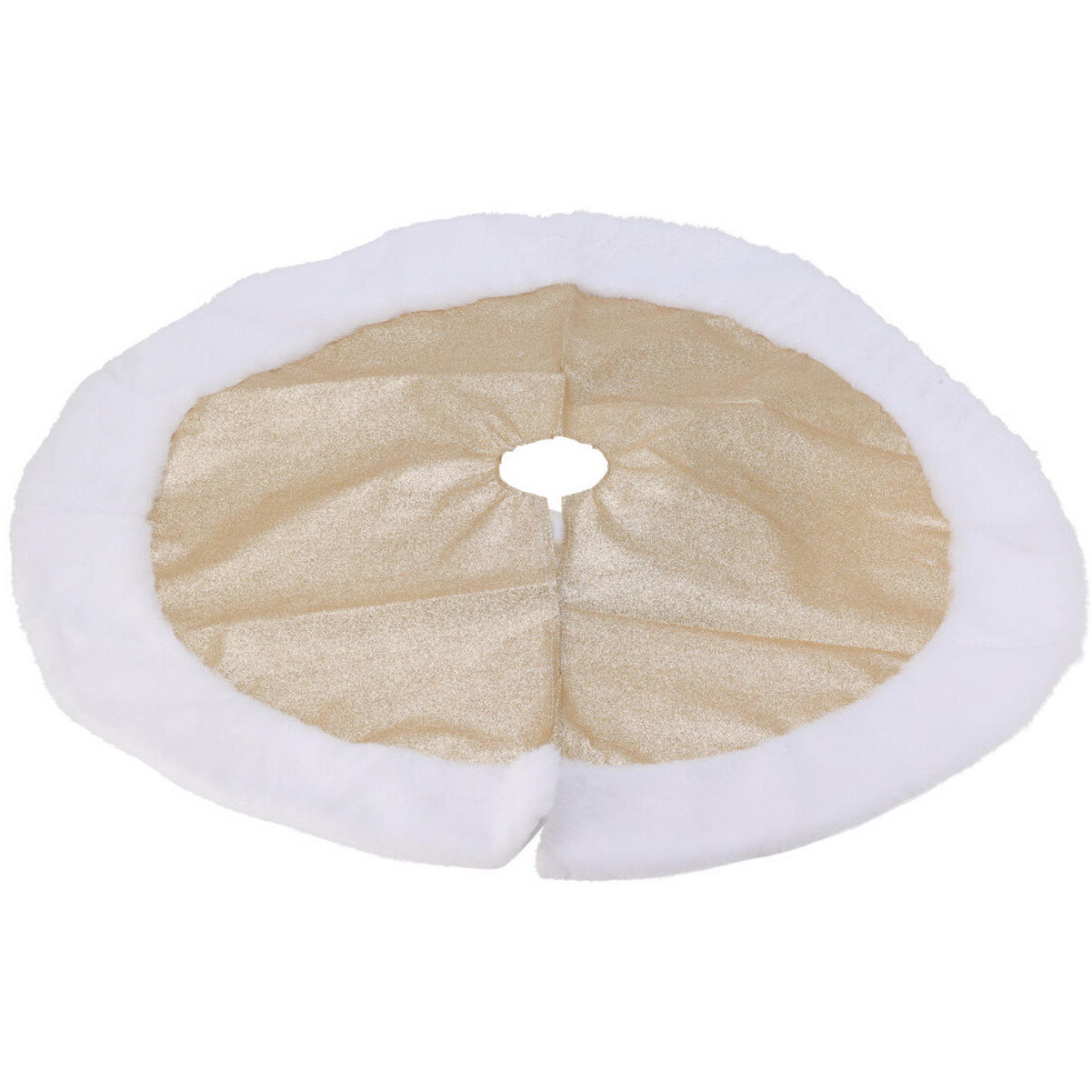 WEIHNACHTSBAUMHÜLLE Ø 90 cm - Weiß, Textil (90/90cm) - Home Styling Collection