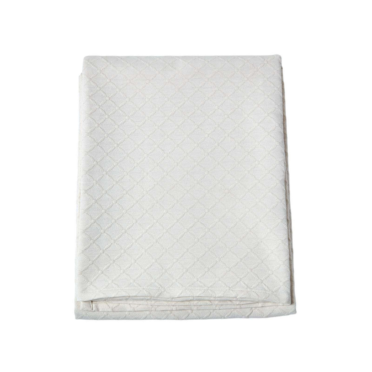 TAGESDECKE Matelassé 230/260 cm, Rautenmuster - Creme, Textil (230/260cm) - Homescapes