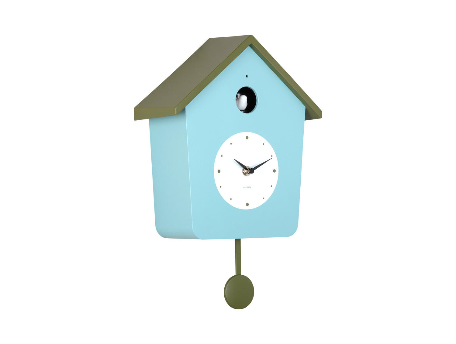 WANDUHR Cuckoo 23/10/26 cm - Blau, Kunststoff (10/26/23cm) - Karlsson