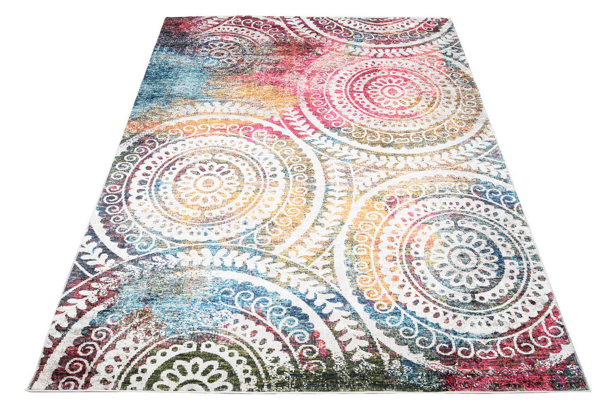TEPPICH TOSCANA Multicolor 160/230 cm - Multicolor, Textil (160/230cm) - Tapiso