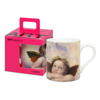 KAFFEEBECHER Madonna Sistina - Raffael, in Geschenkbox - Naturfarben, Keramik (0.4L) - Könitz