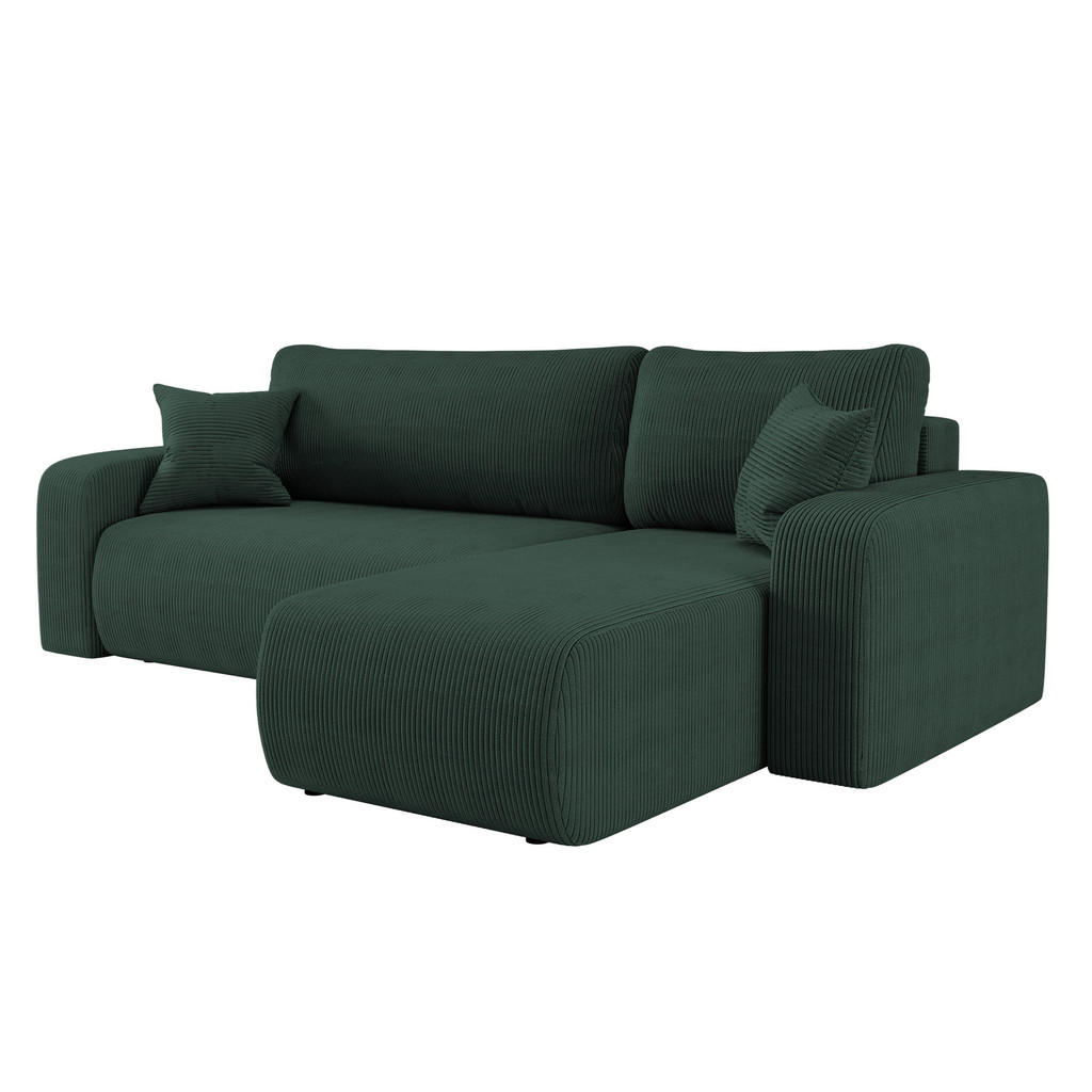 Thumbnail - Kaiser Möbel Ecksofa, Grün, Textil, 4-Sitzer, L-Form,L-Form, 244x142 cm, Wohnzimmer, Sofas & Couches, Wohnlandschaften, ...